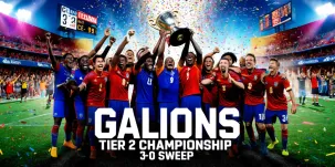 Galions Clinches Tier 2 Crown with a 3-0 Sweep