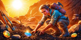 Unearthing Legends: The Art and Adventure of Digging for the Fire Opal