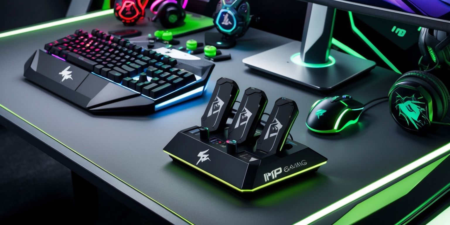 Transform Your Gaming Space with the iMP Gaming DLX2 Multi-Function Charger Stand