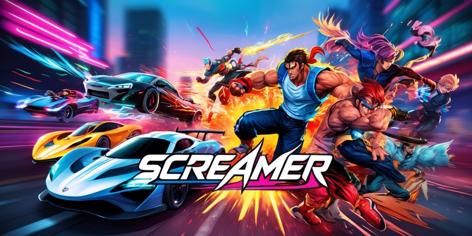 Screamer: Racing Meets Iconic Fighting Game Flair