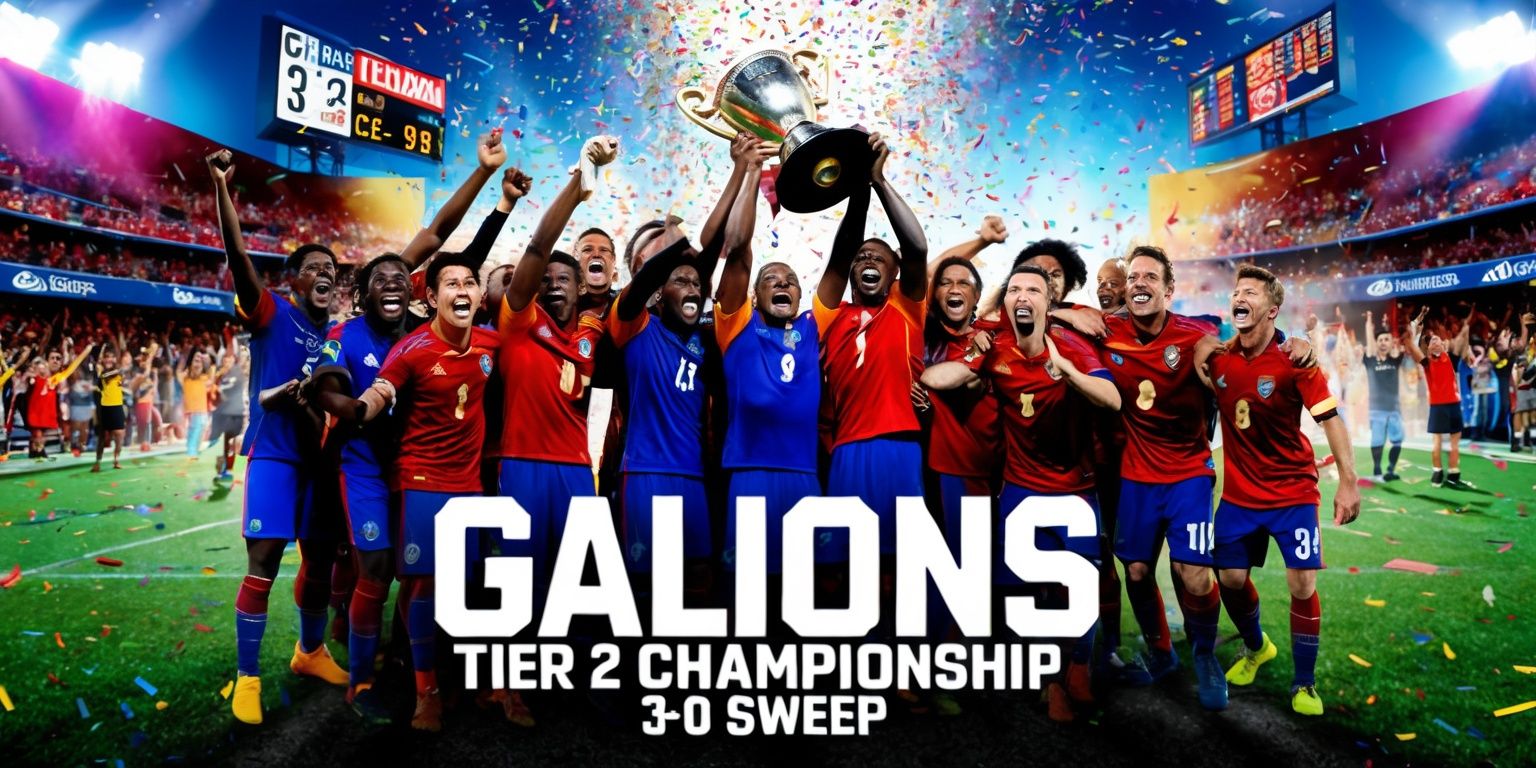 Galions Clinches Tier 2 Crown with a 3-0 Sweep